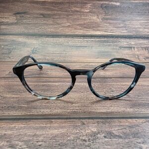 Ray-Ban RB 5380 5949 Grey Blue Tortoise Shell Round Phantos Eyeglasses 50-19-145